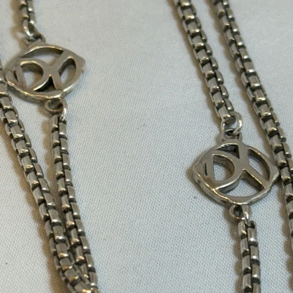 David Yurman Sterling Silver Necklace 46” - Picture 2 of 7
